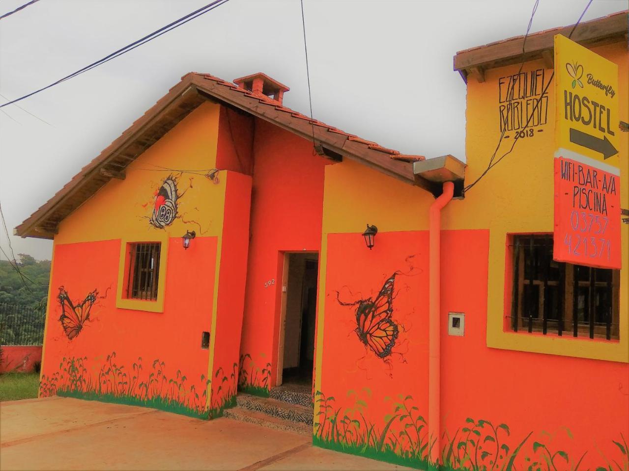 Butterfly Hostel Пуэрто-Игуасу Экстерьер фото